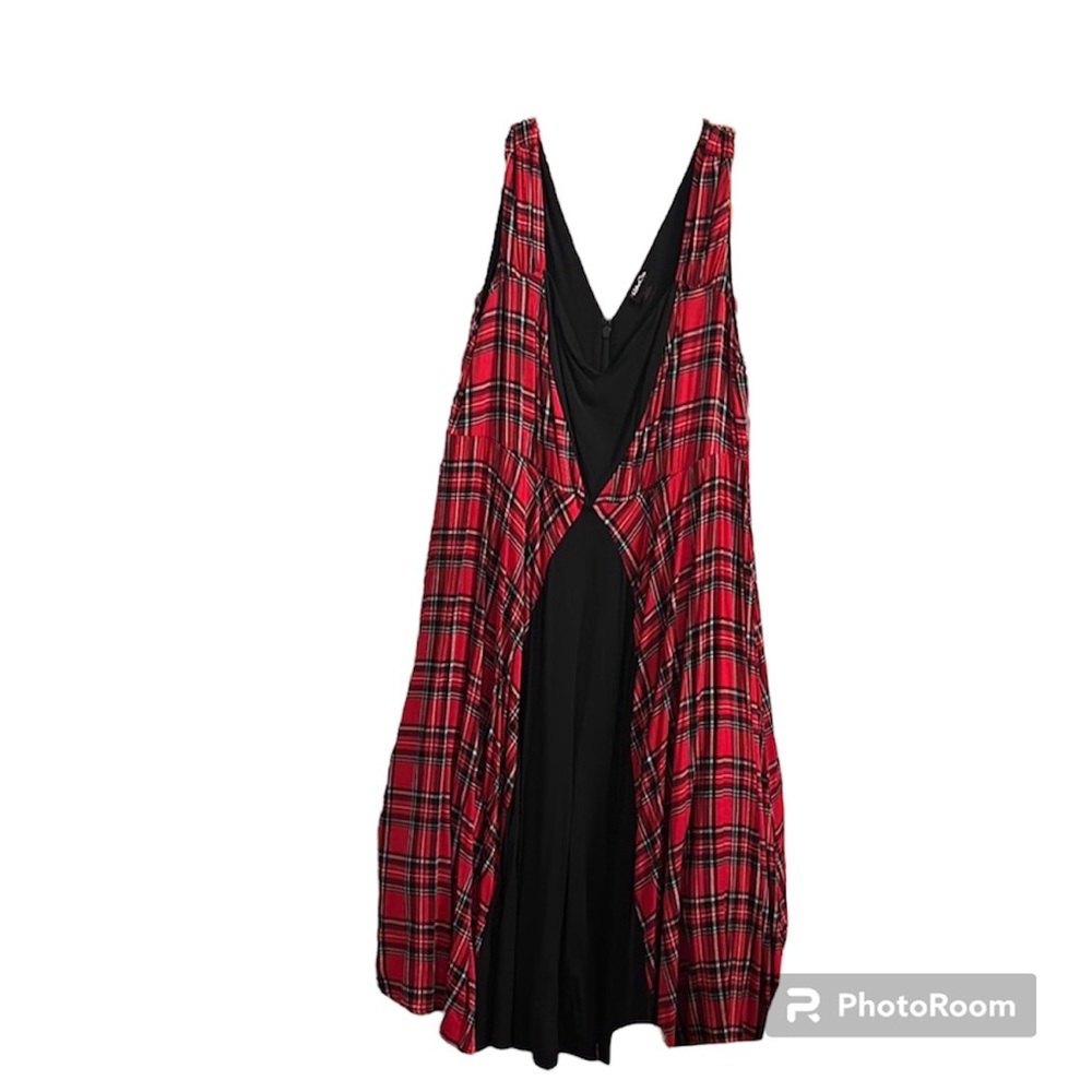 Torrid Chic Plaid Midi Skater Dress